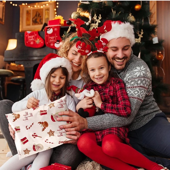 10ct Fuxury Christmas Poly Mailers 10x13 Inch - Picture 5 of 5